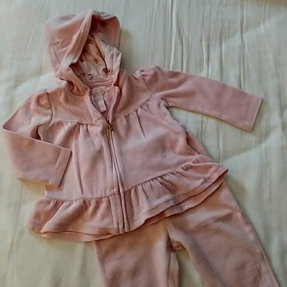 Chaps Velour Jumpsuit